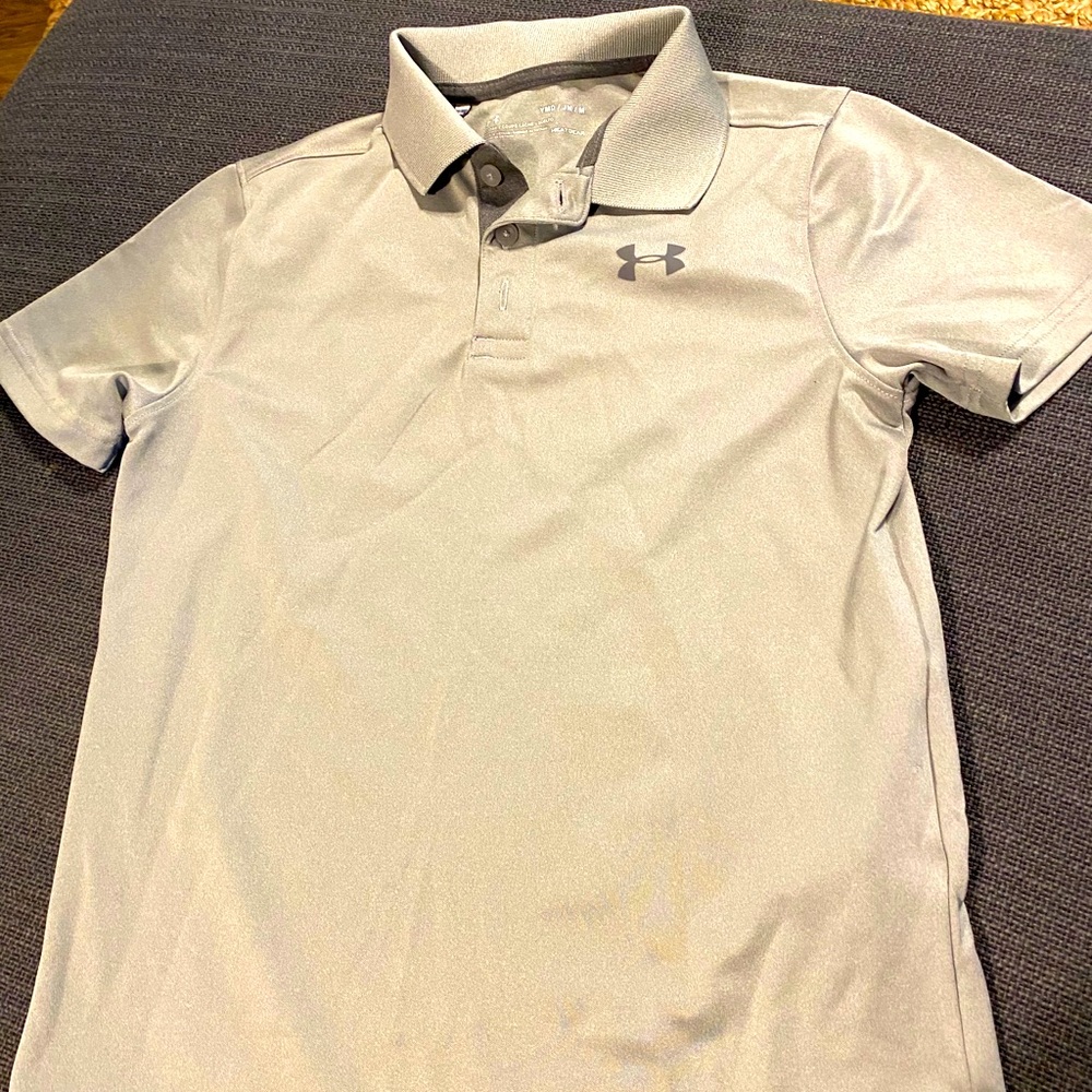 Under Armor Youth Medium Collared Shirt DriFit